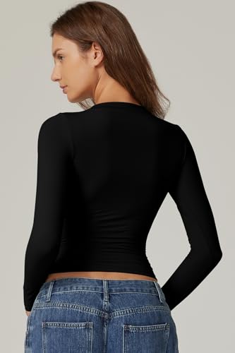 Women's Long Sleeve Crop Top